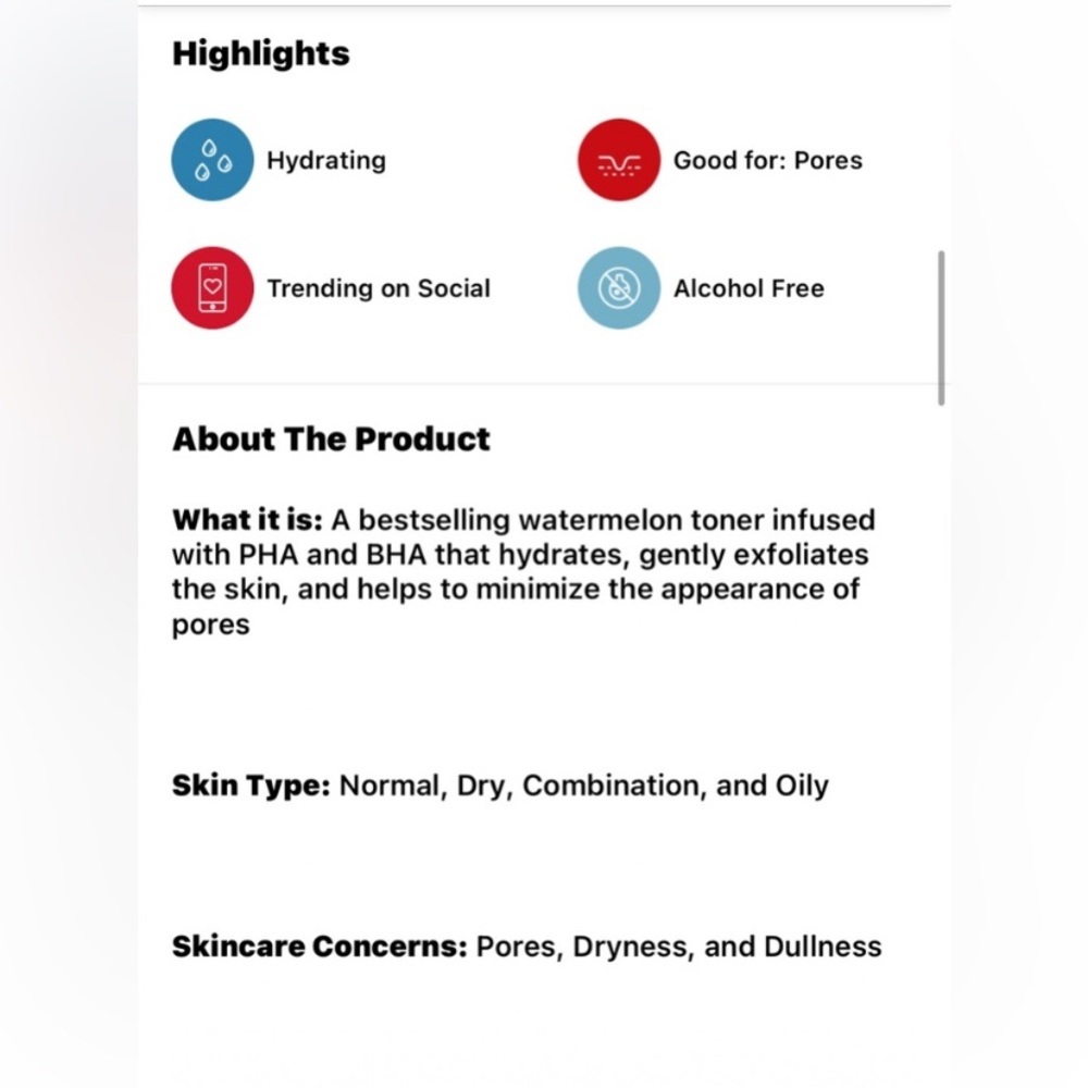 🔥 4/$20 Glow Recipe Watermelon Glow Toner 25ml - Picture 4 of 7